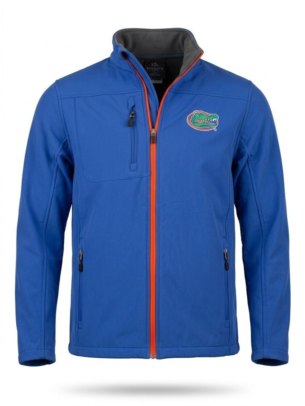 Florida Gators Knights Apparel  Softshell Jacket Mens S Blue Orange Full Zip